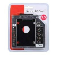 ราคา ถาดแปลง DVD เป็นถาดใส่ HDD และ SSD ในช่อง DVD Notebook 9 5mm Universal SATA 2nd อะลูมิเนียม ไม่ใช่พลาสติก DVD Notebook 9 5mm Universal SATA 2nd (1325432924)