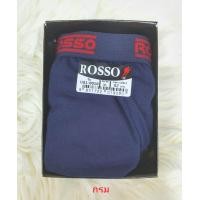 ราคา กางเกงในชาย ROSSO รอสโซ่ คอตตอน 100 ขอบโชว์ทอลาย นุ่มสบาย ไม่อับชื้น พร้อมส่ง (21953744409)
