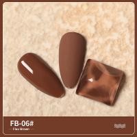 ราคา AS สีเจล สีทาเล็บ โทนน้ำตาลกาแฟ 6 เฉดสี FB 01 06 15ml (13043451702)