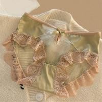 ราคา DXSS กางเกงในเสื้อตาข่ายมีรูเนื้อบางลายลูกไม้กางเกงชั้นในเอวต่ำสไตล์ฝรั่งเศสกางเกงในเป้ากางเกงผ้าฝ้ายระบายอากาศ (24738215632)