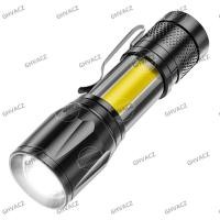 ราคา Mini Portable Rechargeable LED Flashlight Mini LED Keychain Flashlight (23890324309)