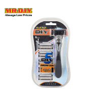 ราคา MR D I Y มีดโกนหนวด 5 ชั้น พร้อมหัวใบมีดสำรองสำหรับเปลี่ยน 6 ชิ้น (24882887831)