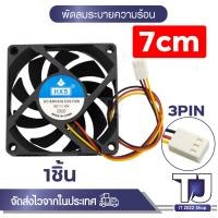 ราคา พัดลม DC12V มีหลายขนาดให้เลือก 4cm 6cm 7cm พัดลมระบายความร้อนพร้อมหัว 3PIN DC BRUSHLESS FAN (24431357116)