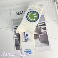 ราคา ULEEK ถุงเท้ายาว ถุงเท้ากีฬา ข้อยาว ลายการ์ตูน สไตล์เกาหลี สําหรับผู้ชาย และผู้หญิง (22525231968)