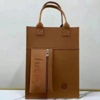 ราคา กระเป๋าผ้าสักหลาด KUNOISE สำหรับนักเรียนที่มีความจุมากและกระเป๋าซิป (24592019445)