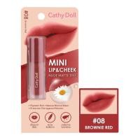 ราคา ลิป เคที่ดอลล์ มินิลิป แอนด์ ชีค นู้ด แมทท์ ทินท์ Cathy Doll Mini Lip Cheek Nude Matte Tint 2 1 g (24728013333)