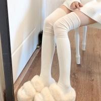 ราคา beautyburstph ลูกไม้ถุงเท้ายาวด้านข้างผู้หญิงตรงตะเข็บเหนือเข่าถุงเท้าแฟชั่นญี่ปุ่น (24269298214)