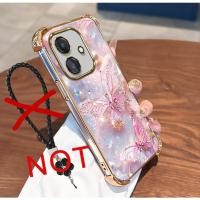 ราคา Casing For OPPO A3x 4G OPPO A3x 5G 2024 OPPO CPH2681 CPH2641 A3x 4G 5G Phone Cases Luxury Soft Silicone DustProof Four Corner Protection ShockProof With Big Pink Butterfly SJ168 (24935171453)