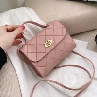 ราคา Women Messenger Bags Handbag Shoulder Bag Fresh And Age Reducing Geometric Rhombus Lock Small Square Bag Can Hold Cosmetics And Mobile Phones (22437890319)