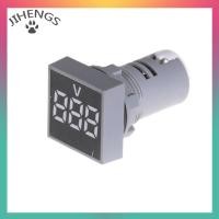 ราคา JIHENGS 22mm AC12 500V voltmeter Square PANEL LED Digital Voltage Meter INDICATOR LIGHT (23043024752)