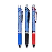 ราคา ปากกาเจลเพนเทล แบบกด ขนาด 0 5 0 7 และ 1 0 มม หมึกสีน้ำเงินแดงดำ เปลี่ยนไส้ได้ จำนวน 1 ชิ้น ปากกา pentel energel เขียนลื่น Gel Pen (23624383395)