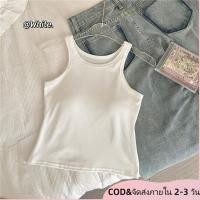 ราคา oobest จัดส่ง 2 3 วัน ซื้อ 1 ใช้ 1 เสื้อสายเดี่ยวSummer เสื้อท่อนบนผ้านุ่ม Camisoles พร้อมฟองน้ำในตัวแขนกุดเสื้อนอกเสื้อเอวลอยซื้อใหม่เสื้อแฟชั่นผู้หญิง (24779535404)