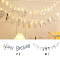 ราคา สินค้าพร้อมส่ง ธงวันเกิด banner birthday แบนเนอร์วันเกิด ป้ายวันเกิด ป้ายHappy Birthday ราวธงวันเกิด (24191792747)