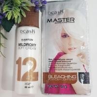 ราคา DCASH น้ำยาฟอกสีผม ฟอกสีผม กัดสีผม กัดสีผม ผงฟอกสีผม 12 สีขาว 60ml (18083697350)