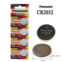 ราคา ถ่านกระดุม PANASONIC รุ่น CR2032 3V Lithium Battery 1 Pack มี 5 ก้อน (21151520975)