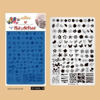 ราคา แผ่นเพลทปั๊มลายเพ้นท์เล็บ เเผ่นเพลทปั๊มลาย แผ่นเพลต แผ่นปั๊มลายเล็บ สวยๆ เพลทลายน่ารัก (24937050121)