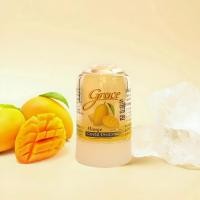 ราคา Grace Natural Deodorant เกรซ โรลออนระงับกลิ่นกายสารส้มธรรมชาติ 70g (23364843711)