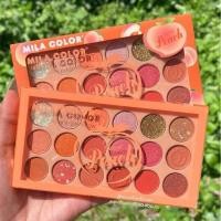 ราคา พาเลท อายแชโดว์ พาเลททาตา Mila Color Eyeshadow 18 โทนสี เนื้อ ชิม เมอ ร์ เนื้อแมท ติดทน กันน้ำ 4u2 (23874049936)