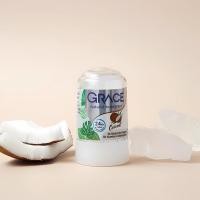 ราคา Grace Natural Deodorant เกรซ โรลออนระงับกลิ่นกายสารส้มธรรมชาติ 70g (23364843710)