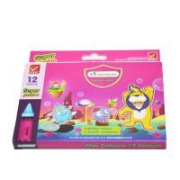 ราคา สีเทียนมาสเตอร์อาร์ต 12สี ซุปเปอร์จัมโบ้ (19625597114)