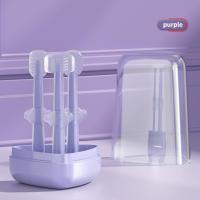 ราคา JUNCHUANG 3in1 ชุดแปรงสีฟันเด็กซิลิโคน พร้อมกล่องเก็บ สำหรับเด็กอายุ 0 18 เดือนทําความสะอาดช่องปากสําหรับเด็กทารก (24785620612)
