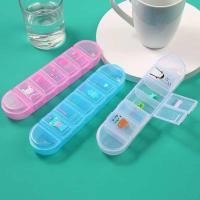 ราคา ตลับใส่อาหารเสริม แบบยาว 19 ซม ตลับยา ตลับใส่ยา กล่องยา กล่องใส่ยา 7ช่อง (24262380323)