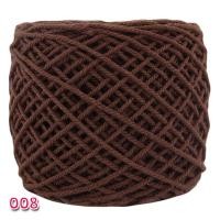 ราคา เชือกฟอก สีน้ำตาลเข้ม 008 เชือกฟอกสีล้วน ด้ายฝ้าย ถักหมวก ถักกระเป๋า ถักกระเป๋าใส่แกง 2มม (1777504008)