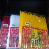 ราคา เทียนสีเหลือง เทียนสีแดง เทียนสีขาว ขนาดหนัก1บาท เทียนหอมอย่างดี (21946481619)
