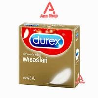 ราคา ถุงยาง Durex ถุงยางอนามัย ดูเร็กซ์ รวมทุกรุ่นยอดนิยม ขนาด 49 56 มม บรรจุ 3 ชิ้น 1 กล่อง JJ 6XXX Condom Performa Fetherlite Excita Comfort (24618446041)