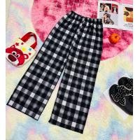 ราคา พร้อมส่งจากไทย กางเกงขายาว ลายสก็อต ผ้านุ่มsmใส่ได้ ใส่สบาย ใส่นอนได้ เอว24ถึง30 (16960741485)