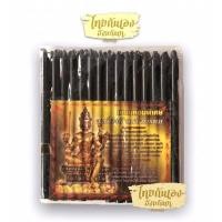 ราคา เทียนสีดำ เทียนดำ เทียนแขก เทียนไหว้ราหู เทียนราหู เทียนพระพรหม ขนาด 46 หุน เทียนตราเต่ามังกร (8548223300)