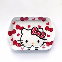 ราคา พร้อมส่ง ถาดเมลามีนลายการ์ตูน 21cm 30cm จานขนม ผลไม้ คิตตี้ มายเม โทมัส เครื่องครัว Bluerubystore (19616048319)