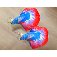 ราคา พวงกุญแจปลากัด ปลาสวยงาม สีสันสวยงาม สีสันสุดจี๊ดดด ไม่มีไม่ได้แล้วววว (15912778013)