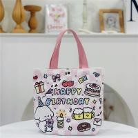 ราคา Belfoyer กระเป๋าผ้าใบมือถือขนาดเล็กสำหรับเป็นของขวัญโรงเรียนอนุบาลสไตล์น่ารักกระเป๋าผ้าใบผ้าใบลายการ์ตูน (23965382939)