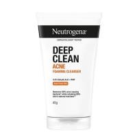 ราคา หลอด Neutrogena นูโทรจีนา ดีพ คลีน แอคเน่ โฟมมิ่ง คลีนเซอร์ 40g ดีพ คลีน เจนเทิล โฟมมิ่ง คลีนเซอร์ 50g (24728047290)
