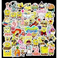 ราคา SpongeBob SquarePants sticker 50 แผ่น พีวีซี กันน้ำ สติ๊กเกอร์ USA CARTOON (24334125810)