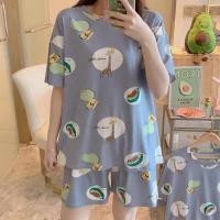 ราคา ชุดนอนลายการ์ตูน ชุดนอนคอกลม ชุดนอนคอกลมเสื้อแขนสั้น ขาสั้น ลายการ์ตูน ใส่สบาย เนื้อผ้านิ่มใส่สบายมาก ฟรีไซส์ พร้อมส่งจากไทย สินค้าขายดี Sook Living Mall (24711149574)