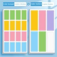 ราคา Self Adhesive Label Waterproof Handwritten Color Sticker Blank Note Label Writable Name Stickers School Stationery Supplies (22898373211)