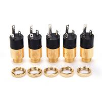 ราคา GlowingGrace 5pcs PJ392 3 5MM STEREO FEMALE sockfect JACK 3 5 Audio Headphone CONNECTOR GOLD (22909338788)