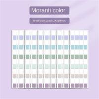 ราคา Colorful Index Stickers Morandi Colors Label Paper Sticky Notes Light Color Index Notes (22773427249)
