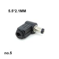 ราคา KKQLA1 DC Male Power Plug Jack 3 5x1 35mm 4 0x1 7 4 8mm 5 5mm 2 1mm 2 5x0 7mm 2 5mm right angel connector cable Socket 2 5 0 7 solder (23352417951)