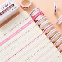 ราคา เทปวาชิ ลายน่ารักๆ เทป TAPE สติกเกอร์ ชุด10ม้วน สไตล์เกาหลี เทปกระดาษ เทปสำหรับตกแต่ง ไดอารี่ สมุดโน๊ต หรือสิ่งของอื่นๆ เพิ่มความน่ารัก สินค้าพร้อมส่ง (24718260743)
