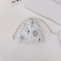 ราคา พร้อมส่ง ถุงหูรูดลายตาราง ถุงหูรูดลายหมี น่ารัก มีให้เลืกหลายสี กระเป๋าผ้าหูรูด (24738929783)