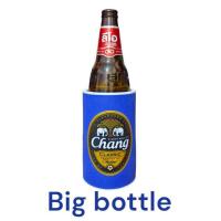 ราคา ปลอกเก็บความเย็นลายเบียร์ช้าง Chang Beer ปลอกเก็บอุณหภูมิความเย็น สำหรับใส่กระป๋องเล็ก320มล ขวดเล็ก 320มล และขวดใหญ่630มล มี 3ขนาด (24397963664)
