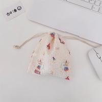 ราคา พร้อมส่ง ถุงหูรูดลายตาราง ถุงหูรูดลายหมี น่ารัก มีให้เลืกหลายสี กระเป๋าผ้าหูรูด (24738929785)