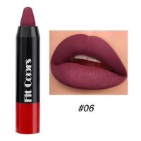 ราคา Natural style Fit Colors Hot Selling 7 Color Long Lasting Lip Beauty Cosmetic Lipstick Velvet Lipstick Pen (21678340919)