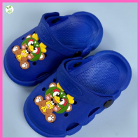 ราคา รองเท้าเด็ก มีกันลื่น รองเท้าแตะรัดส้นเด็กลายการ์ตูน (23842455459)