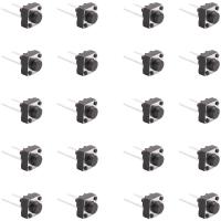 ราคา 20 Pcs 6x6x5mm Momentary Tactile Tact Push Button Switch 2 Pin DIP Through Hole (24236371362)