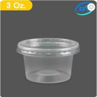 ราคา แพค50 ใบ ถ้วยน้ำจิ้ม ถ้วยใส่ผลไม้หั่น 2 3 ออนซ์ 0z ฝาแยก ถ้วยใส่น้ำจิ้ม ถ้วยใส่ซอส กระปุกน้ำจิ้ม น้ำพริก ตราEPP (24885761813)