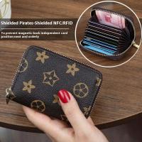 ราคา กระเป๋าเงิน VINTLOOK ของผู้หญิงกระเป๋าการ์ดกำจัดสภาพแม่เหล็กแปรงกันขโมยรุ่นใหม่กระเป๋าสตางค์ใส่บัตรเครดิตบัตรหลายใบบัตรประจำตัวกระเป๋าซิปกระเป๋าเก็บบัตรใบขับขี่ที่ตั้ง (24087429236)